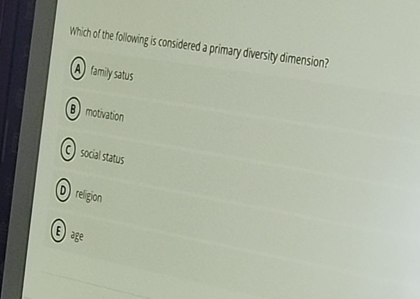 Which of the following is considered a primary