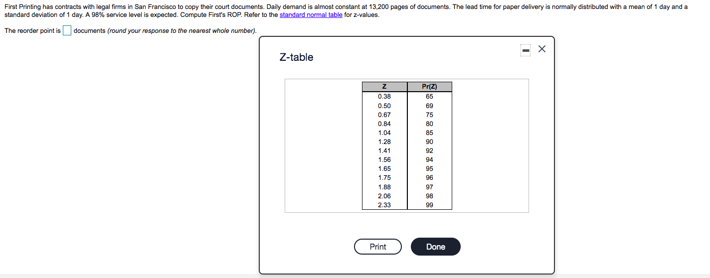 First Printing has contracts with legal firms in