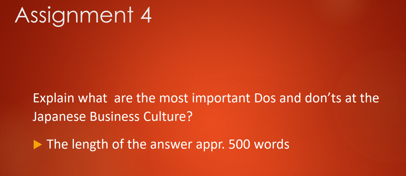 Assignment 4 Explain what are the most important