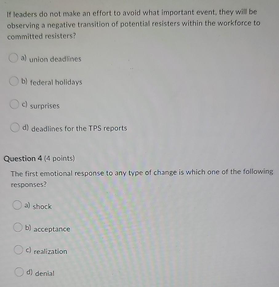 If leaders do not make an effort to avoid what