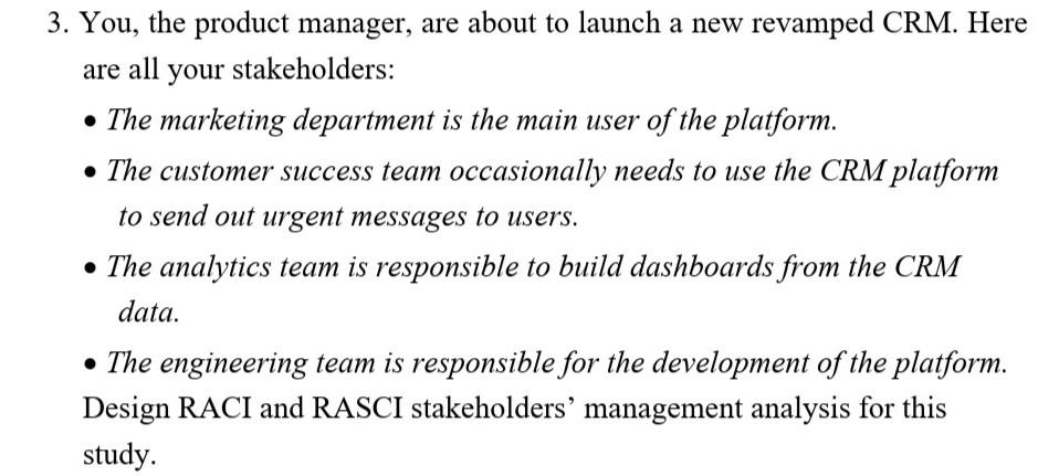 Please , with clear explanation 3. You, the