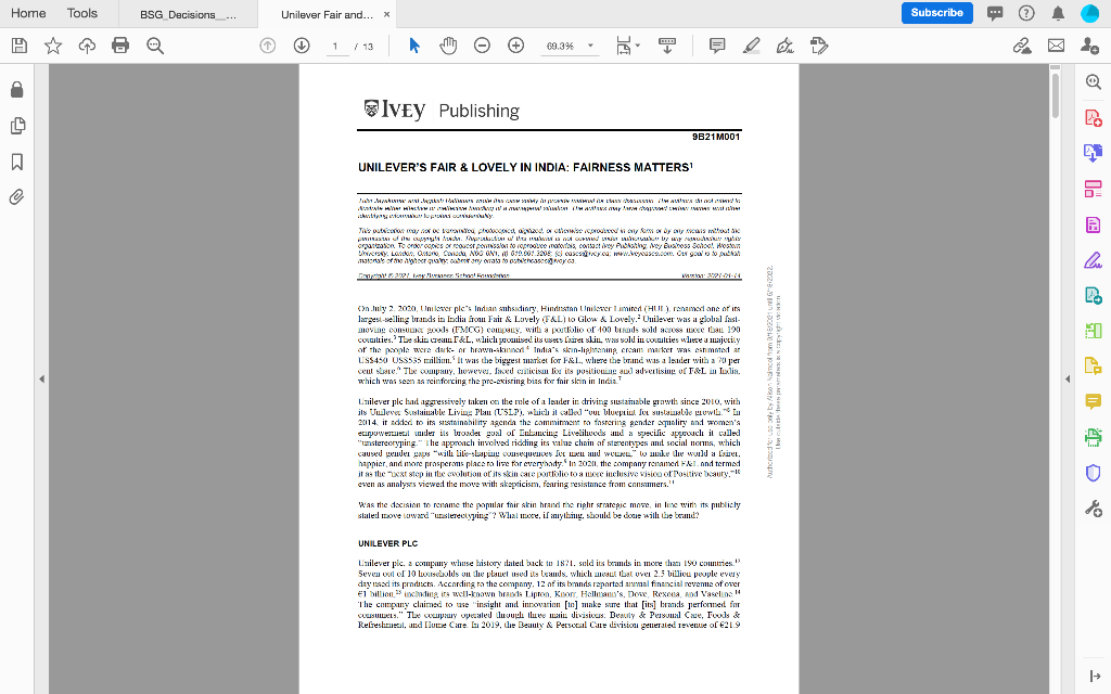 How can Unilever plc balance its business goals