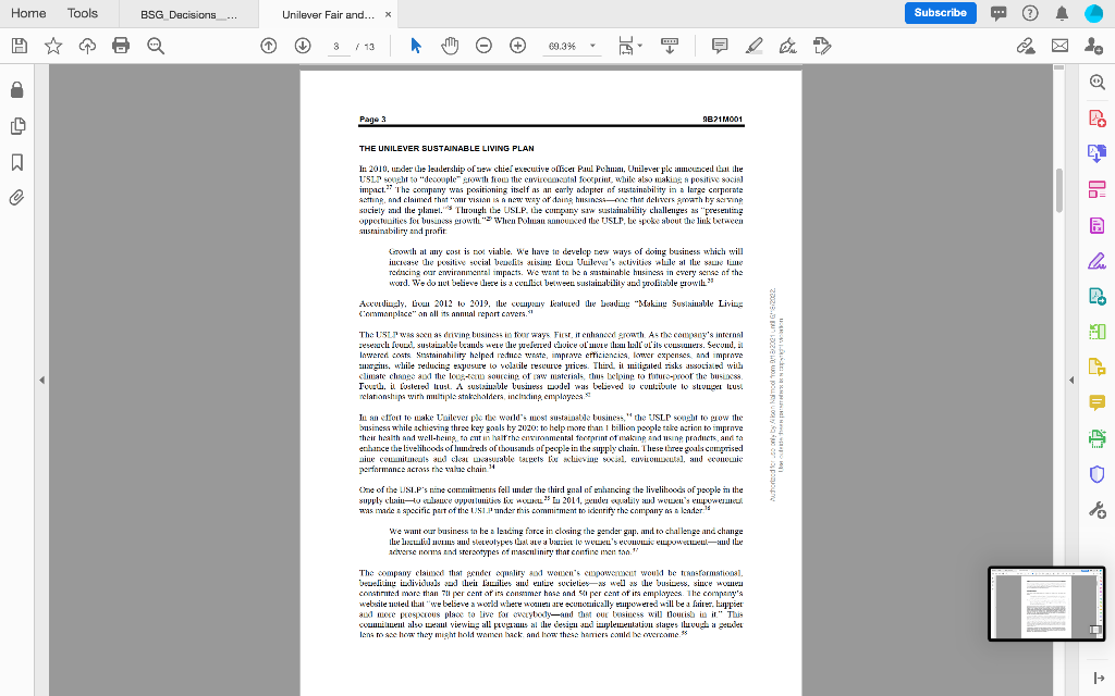 How can Unilever plc balance its business goals