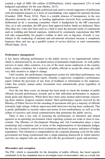 QUESTION A) How was the performance management