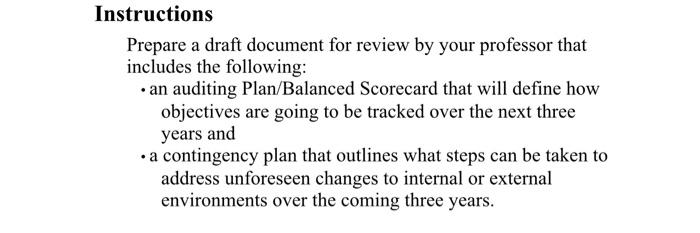 Company : General Electric Instructions Prepare a