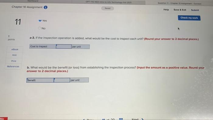 Chapter 10 Assignment Sed Help Save & El Submit