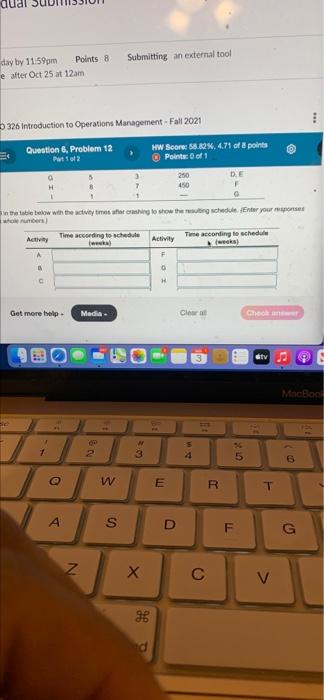 Submitting an external tool Due Friday by 11:59pm