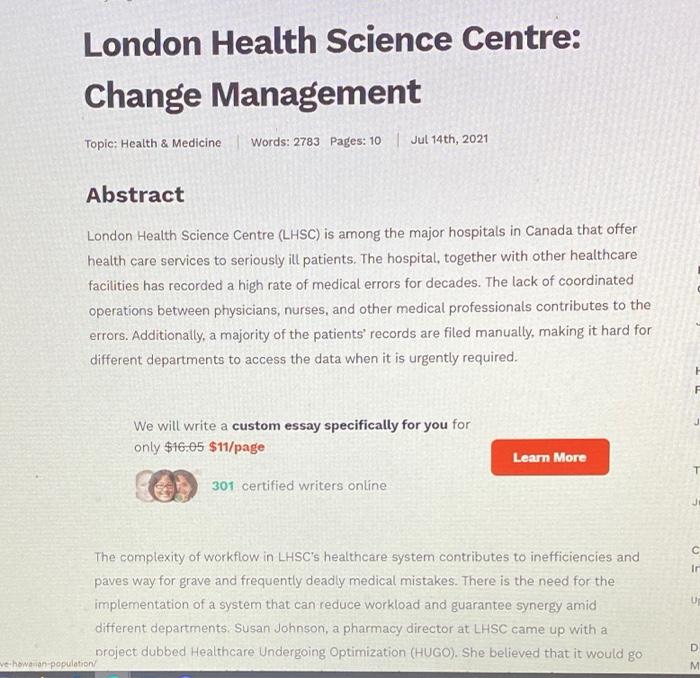 question: describe the top 3-5 challenges at