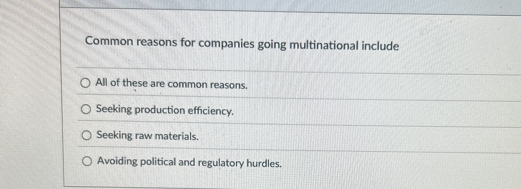 Common reasons for companies going multinational