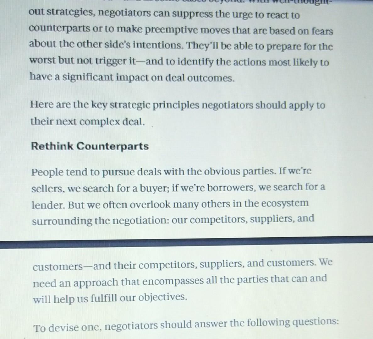 What more is to be done? (or) How will these