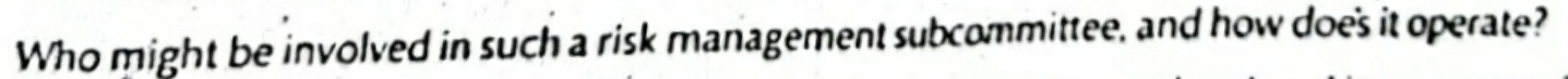Subject - Corporate Governance...Answer must be