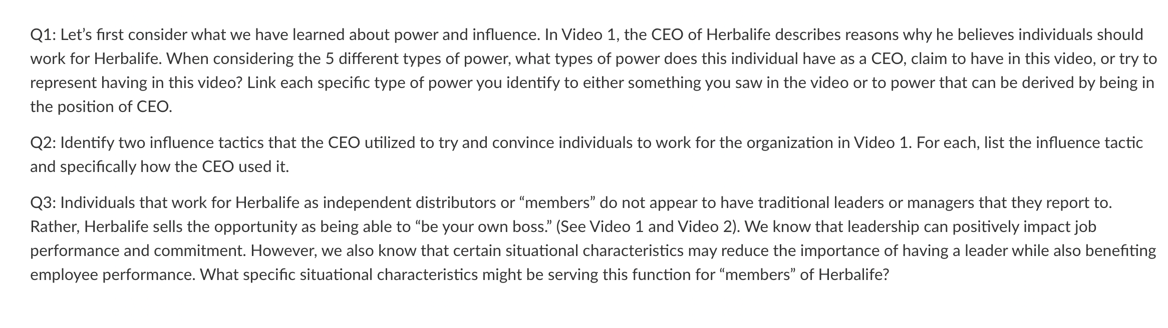 Herbalife Nutrition is a global multi-level