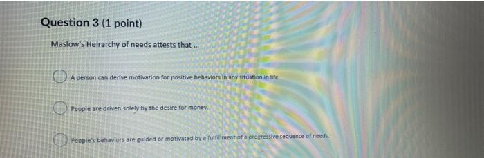 Question 1 (1 point) The IT Project Management