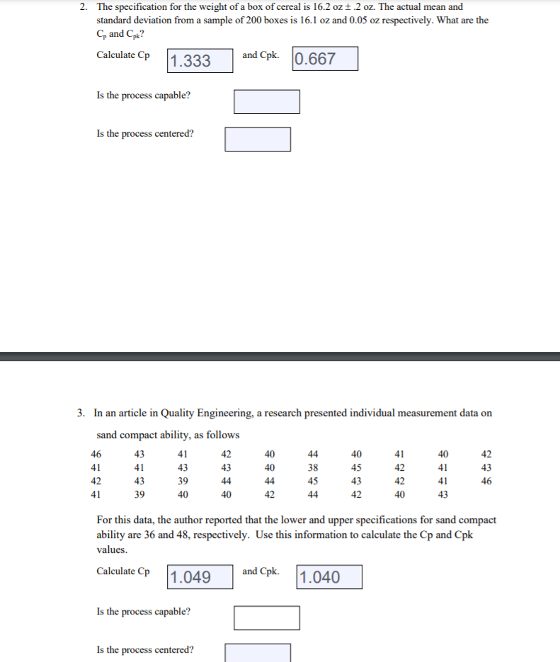 How do you determine whether a process is capable
