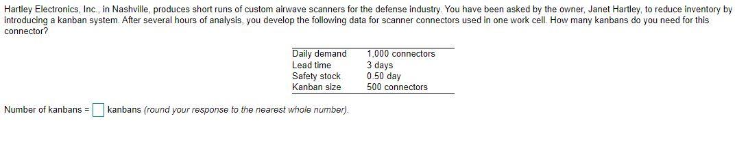 Hartley Electronics, Inc., in Nashville, produces