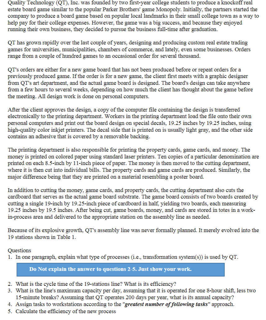 In one paragraph, explain what type of processes