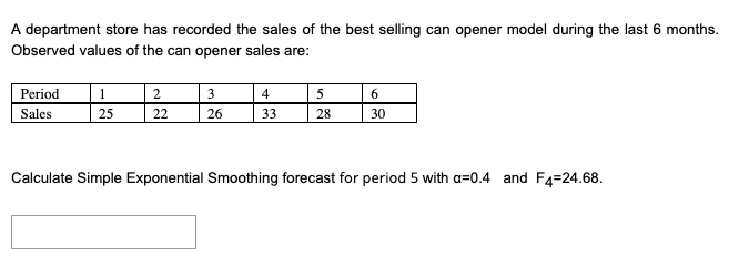 A department store has recorded the sales of the