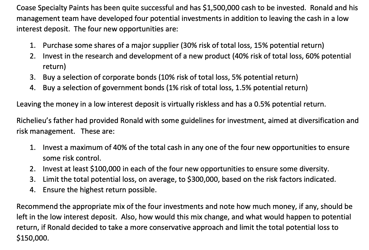 Coase Specialty Paints has been quite successful