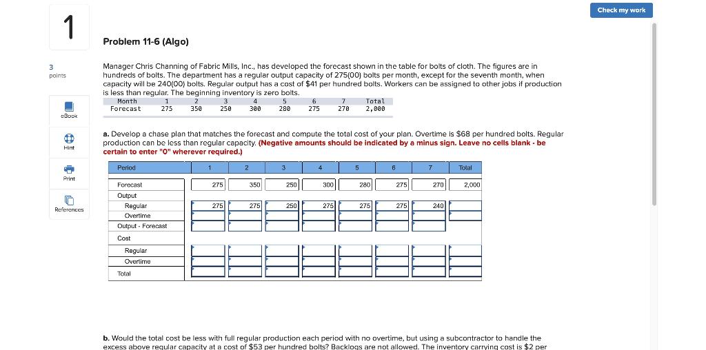 Pleas explain how to calculate each vale step by