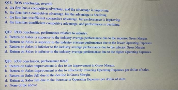 Reading above question 10-13 use the chart to