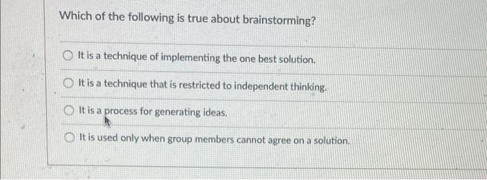 Problem solving is a cyclical process comprising