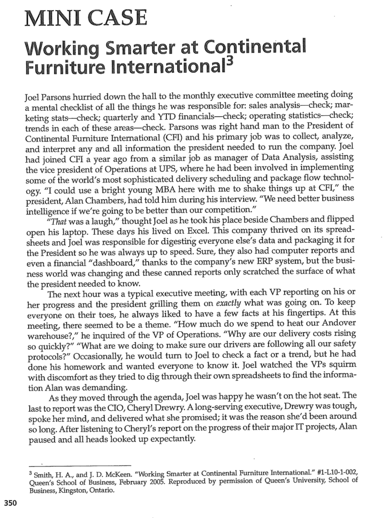 3. Develop a plan for Joel and his team to get