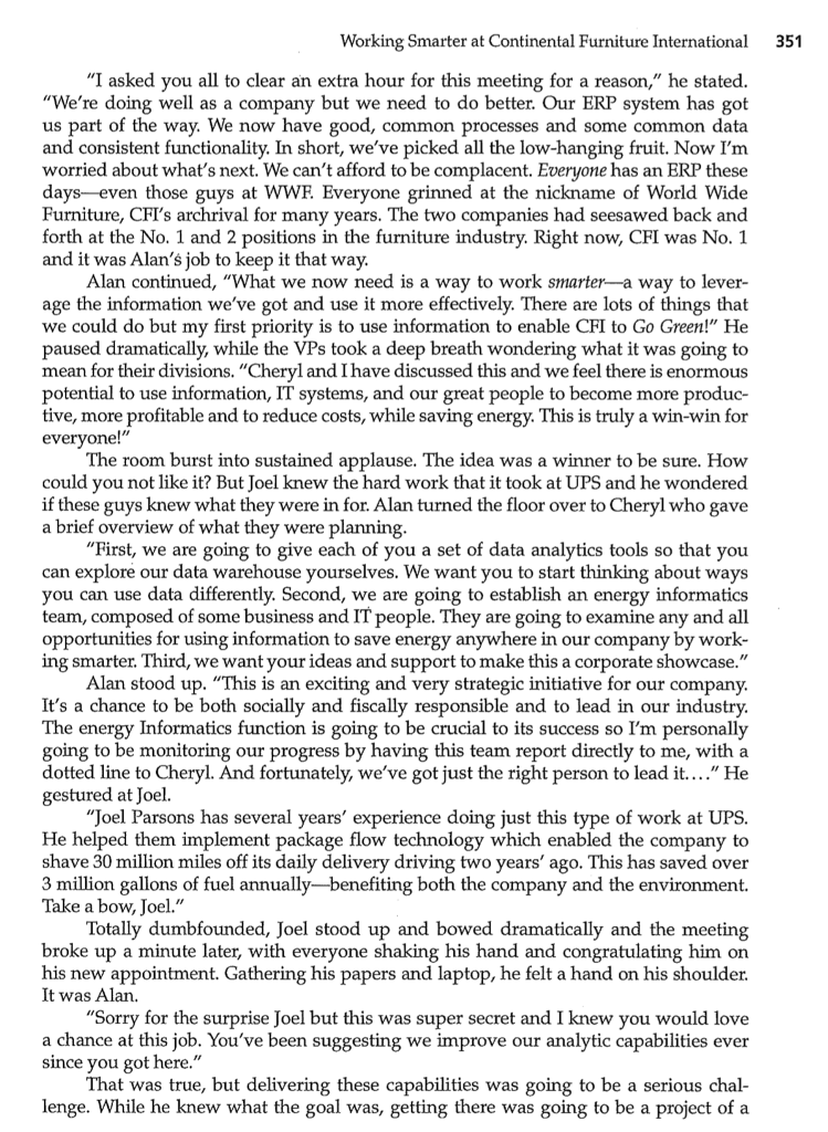 3. Develop a plan for Joel and his team to get