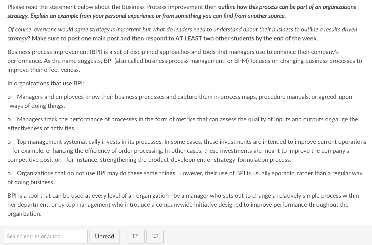 Please read the statement below about the