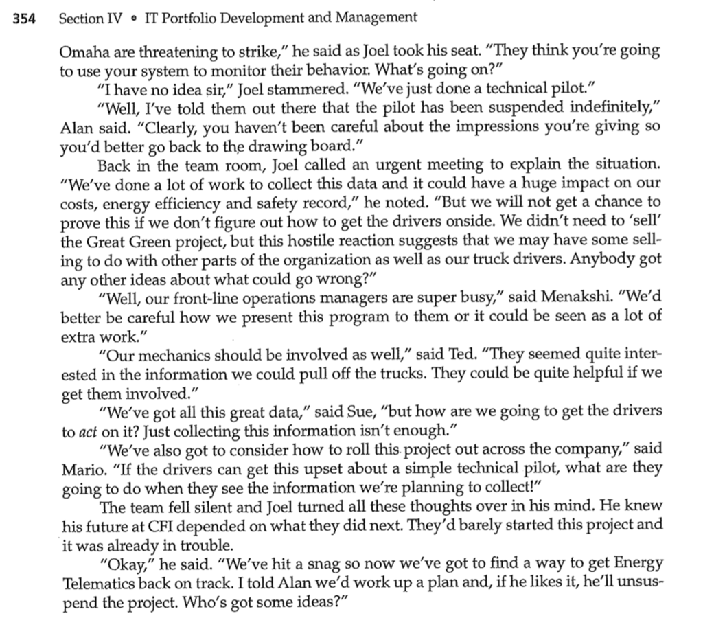 3. Develop a plan for Joel and his team to get