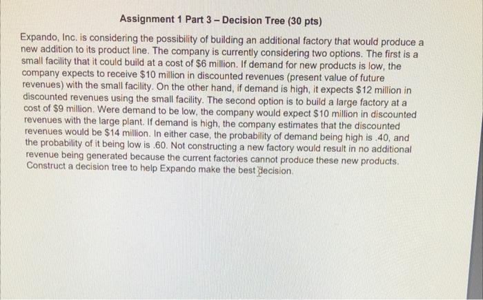 thank you - Assignment 1 Part 3 - Decision Tree
