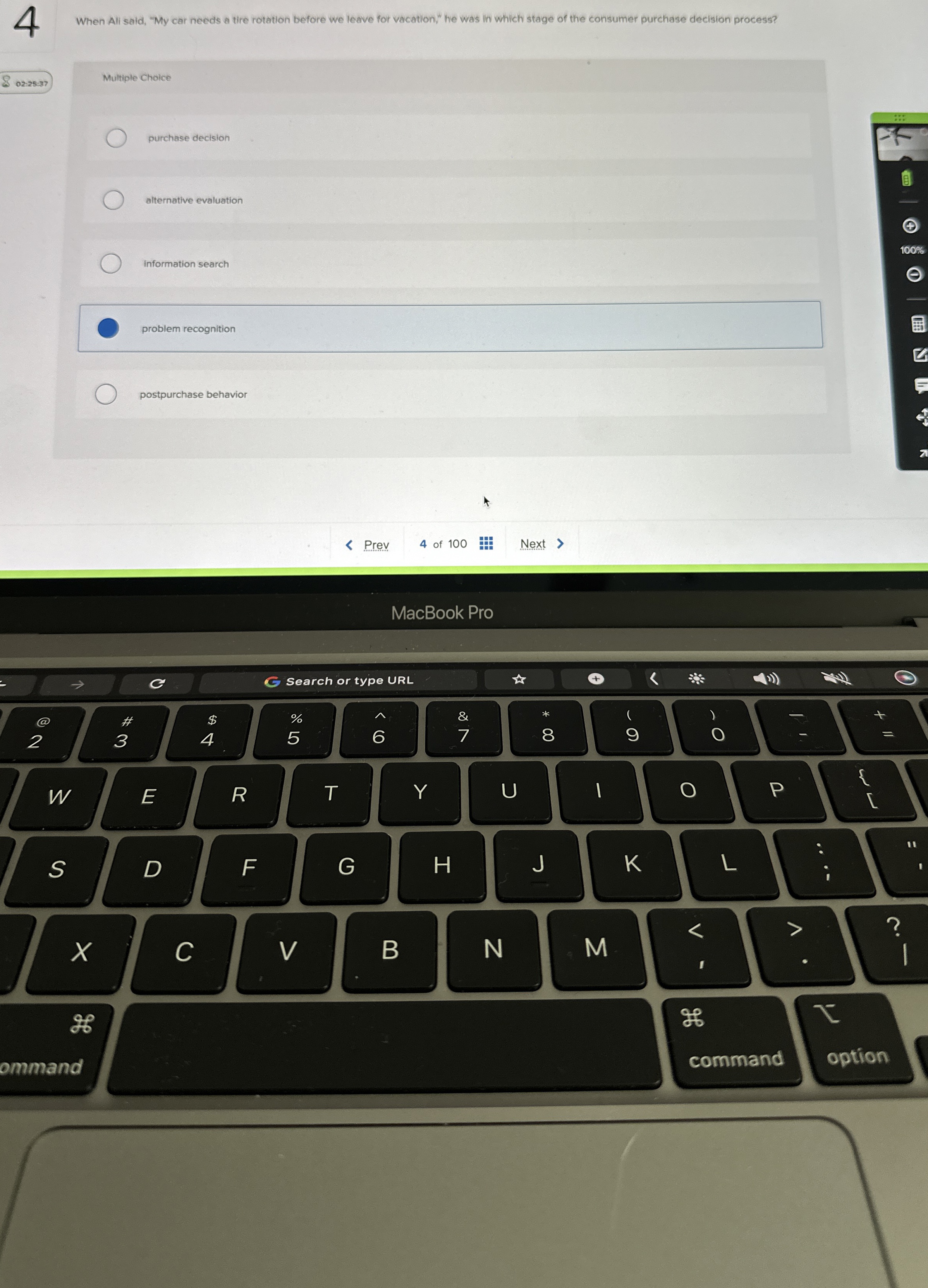 4 When Ali said, " My car needs a tire rotation