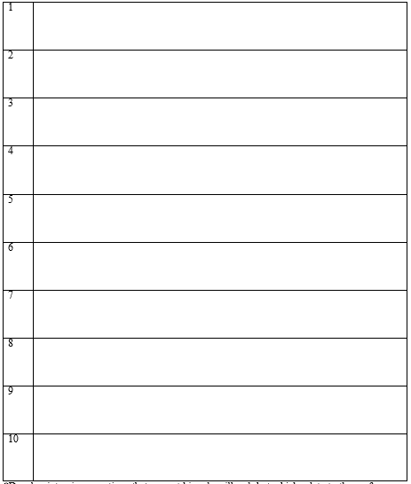 Section B : Selection Decisions (30 marks)