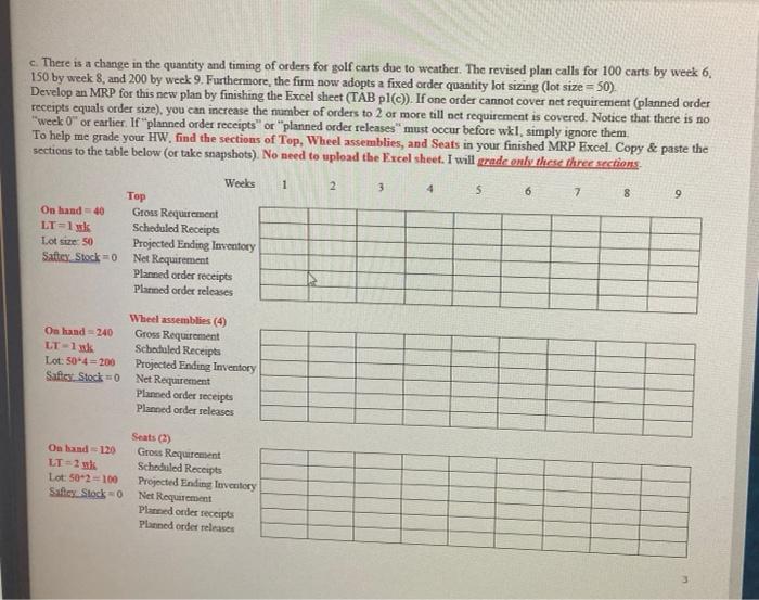 1 2 3 3 0 0 0 0 0 0 On hand = 40 LT=1 Lot size: