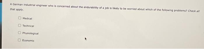 A German Industrial engineer who is concerned