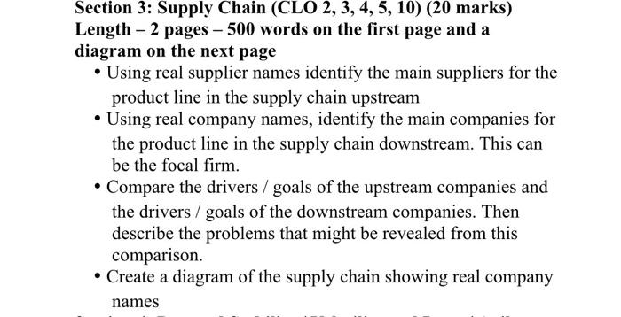 logistics strategy - supply chain management the