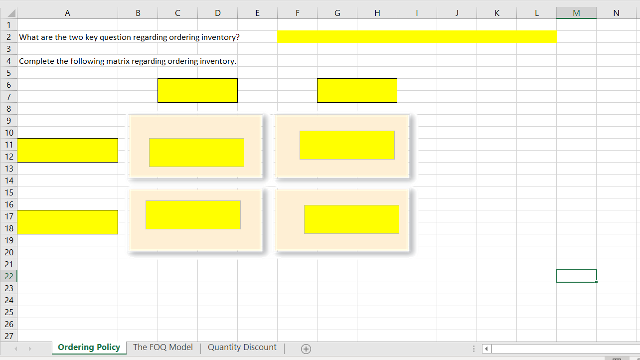 B D E F G H 1 J K L M N 1 2 What are the two key