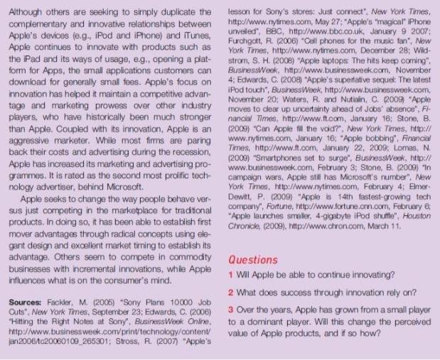 STRATEGIC FOCUS NUEVA Apple: using innovation to