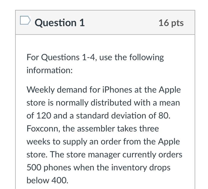 please show work amd answer question 4! Question