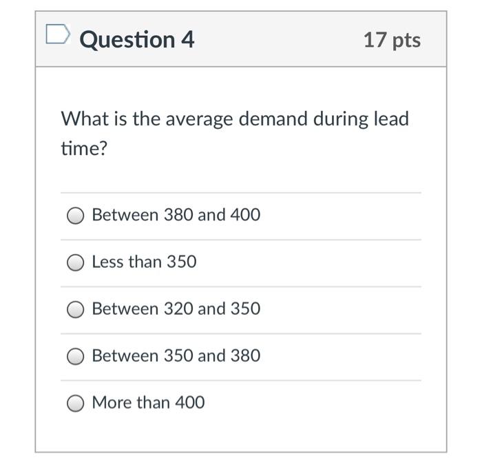 please show work amd answer question 4! Question