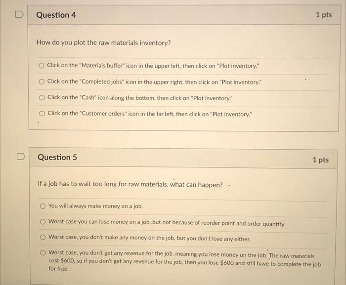 D Question 4 1 pts How do you plot the raw