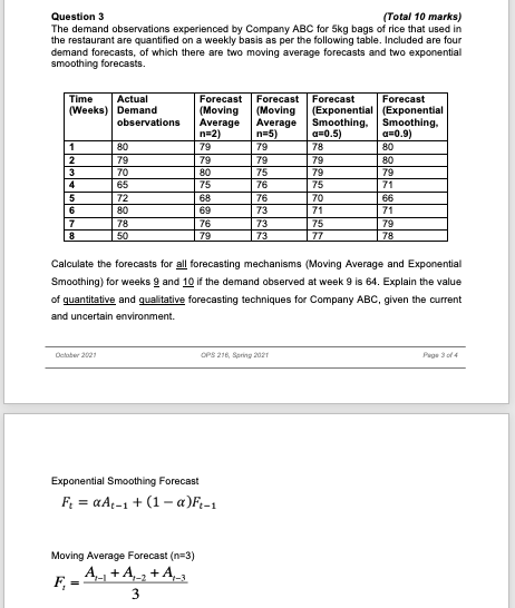 Case Study Company ABC is a restaurant operation,