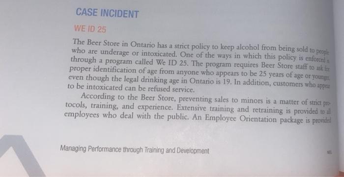 kindly answer question 1 CASE INCIDENT WE ID 25