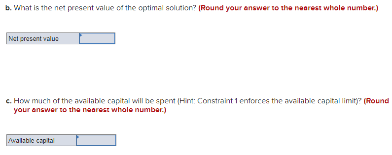 A firm has prepared the following binary integer