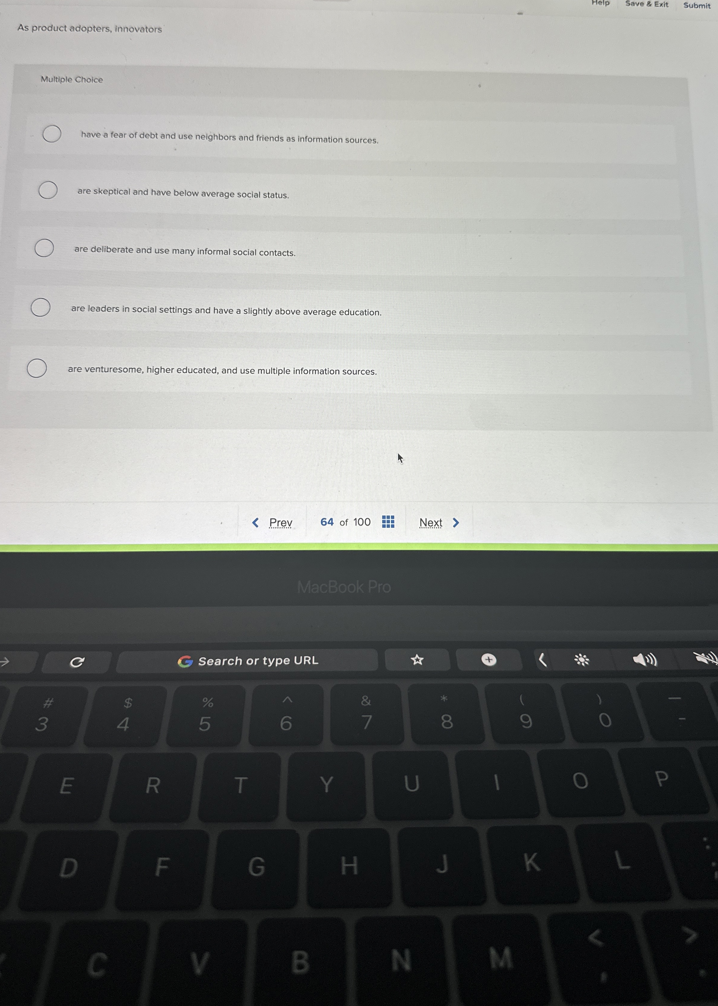 Save & Exit Submit As product adopters,