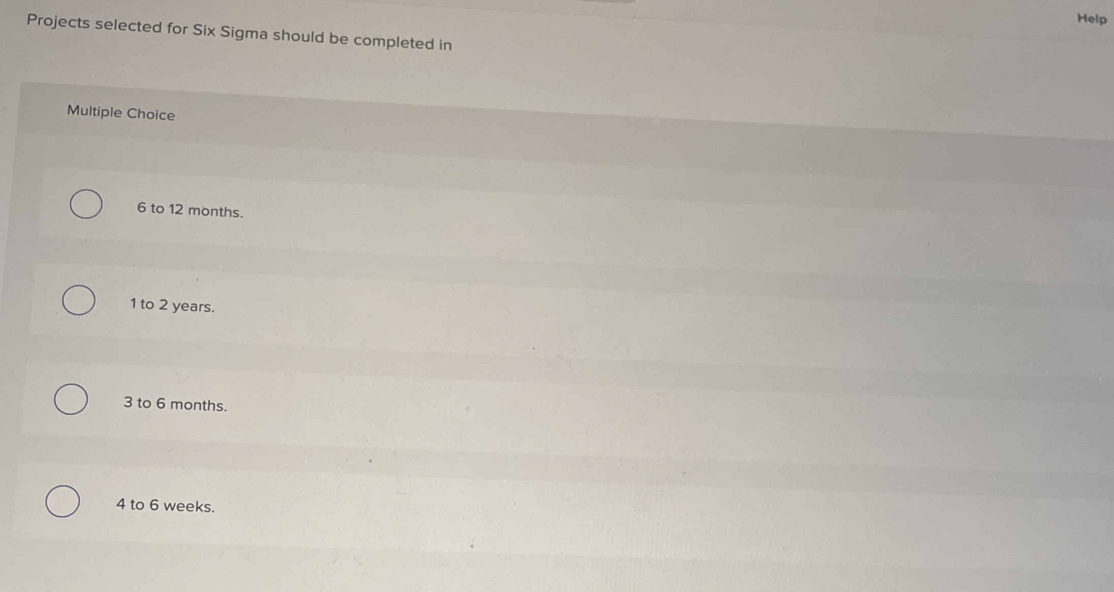 Projects selected for Six Sigma should be