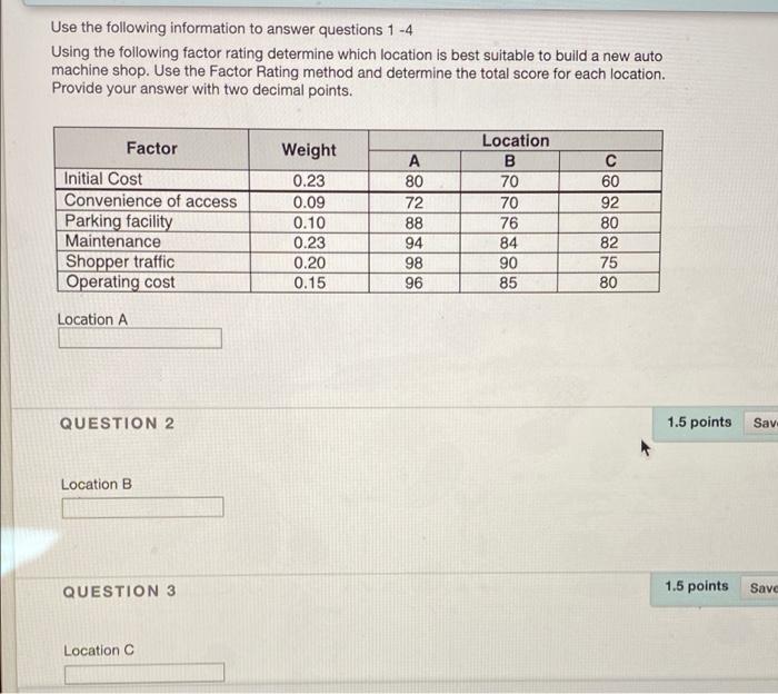 how do you solve? Use the following information