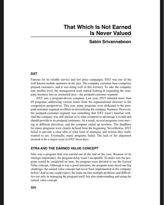 kindly answer the case study questions That Which