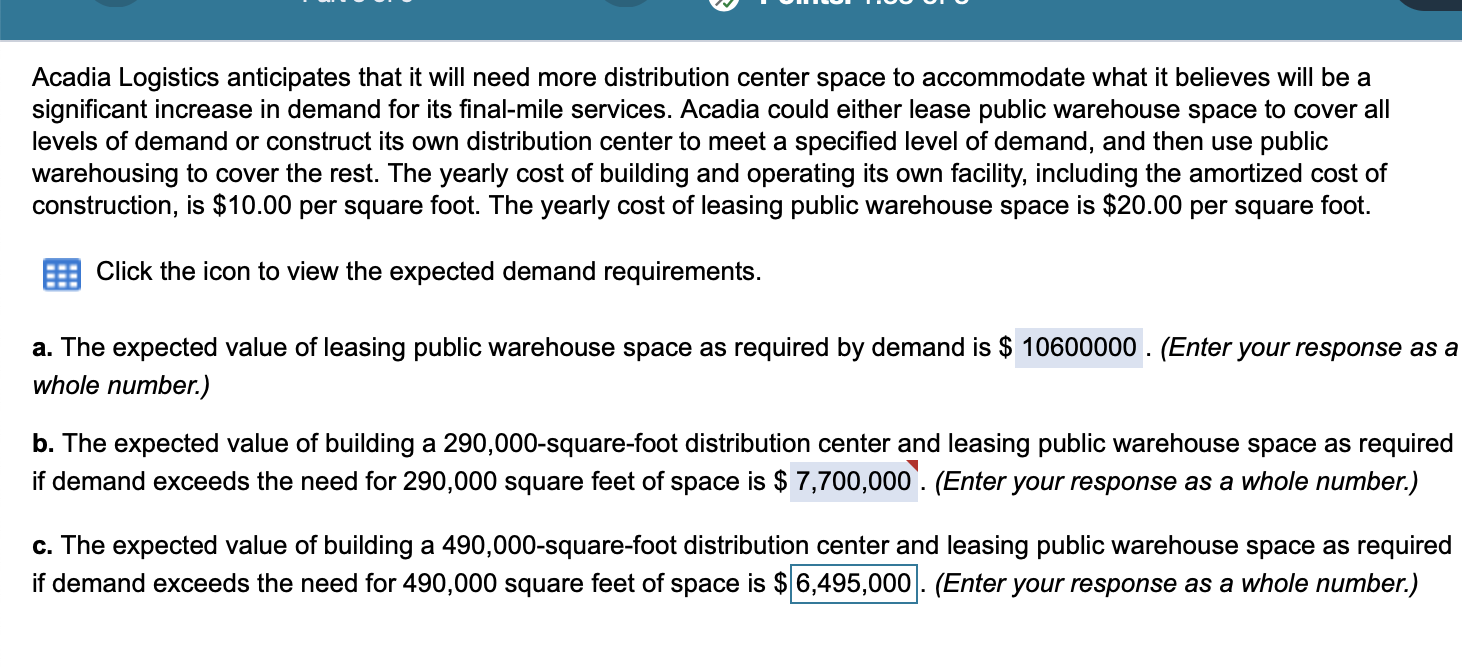 The expected value of building a
