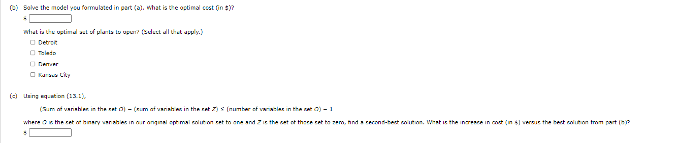 Please Answer all parts clearly in same format as