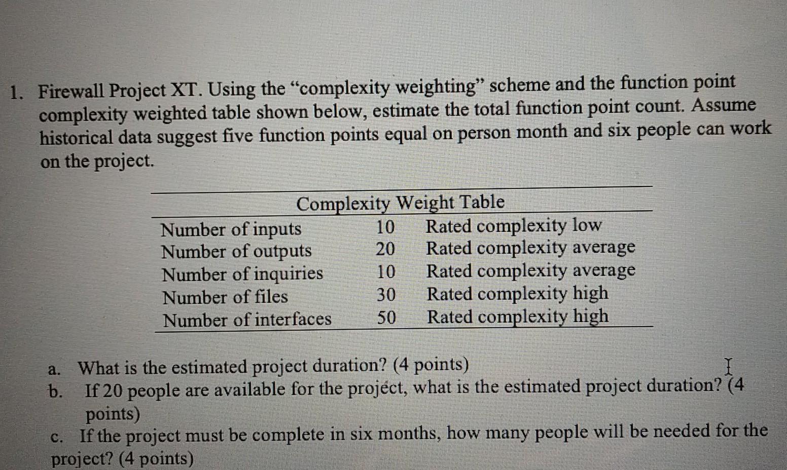 1. Firewall Project XT. Using the "complexity